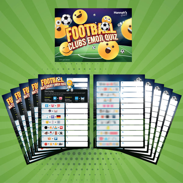 Football Emoji Quiz - Football Party Games