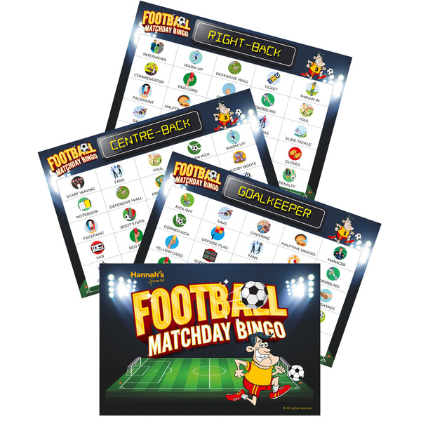Football Bingo Game - Football Party game - UEFA Euros 2024